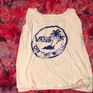 vans crop top
